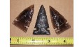 3 Obsidian Hunting Points (85 Grains)